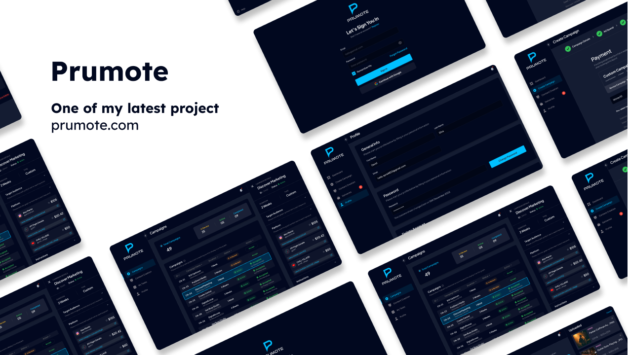 Prumote - Digital Advertising Platform