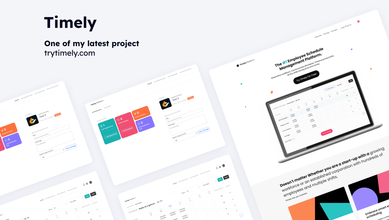 Timely - SaaS Scheduling Platform